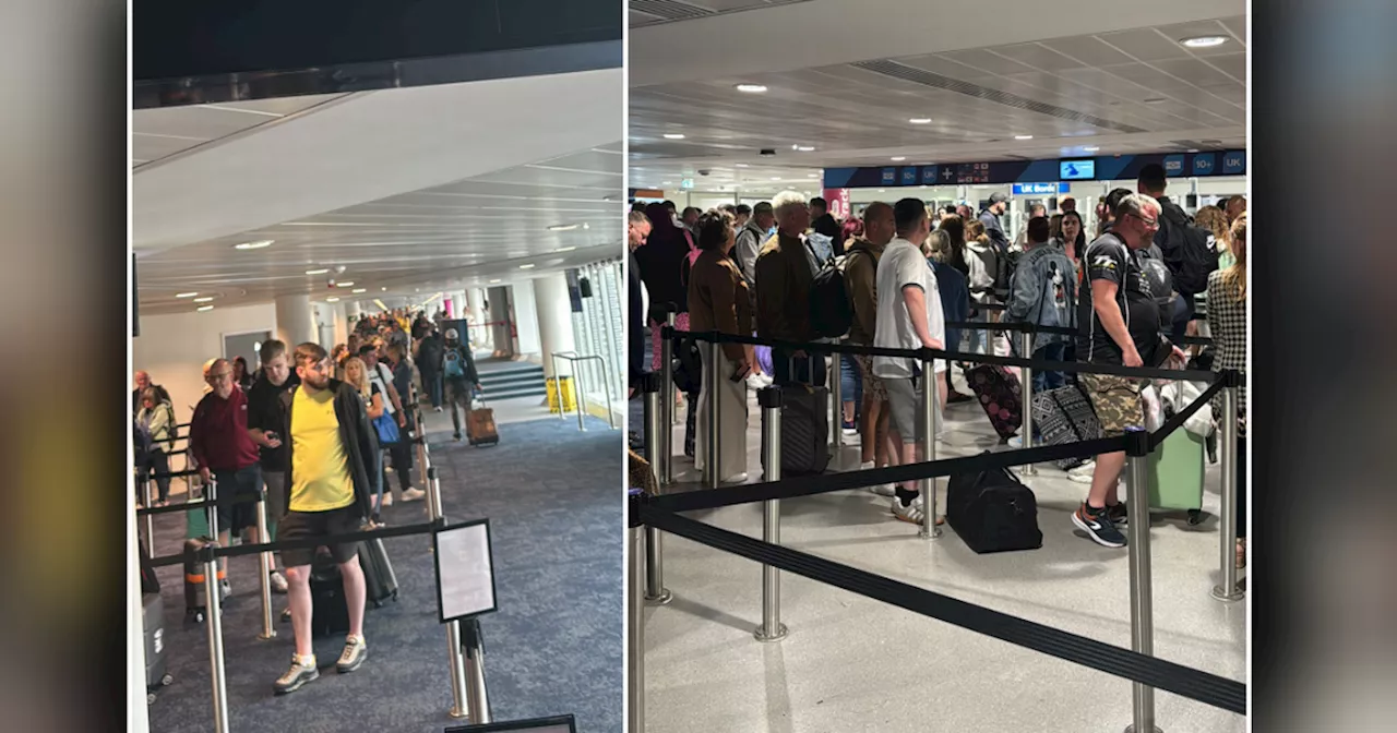 Manchester Airport LIVE: Huge queues after outage affects passport control