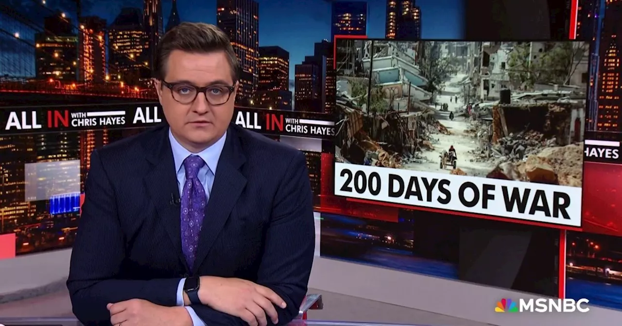 Chris Hayes on the ongoing war in Gaza and protests in America