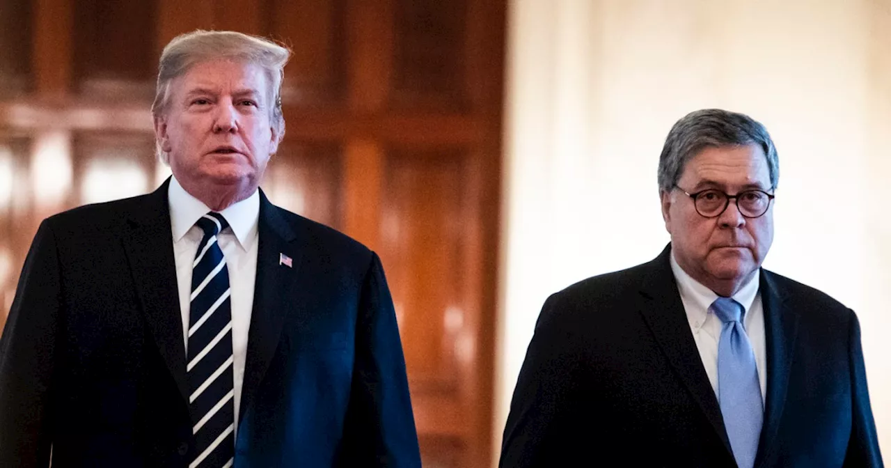 Endorsement in hand, Trump takes new steps to humiliate Bill Barr