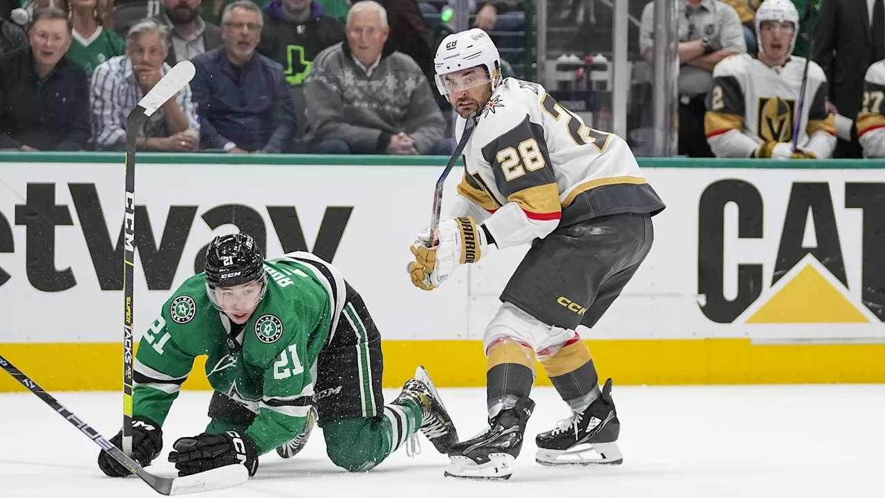 Defending champion Golden Knights beat Stars 3-1, take 2-0 series lead home to Vegas