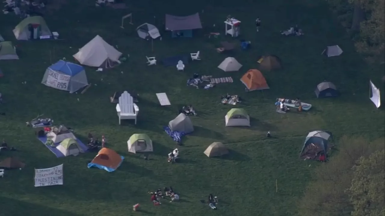 Swarthmore College, UDel, Penn students protesting Israel-Hamas war