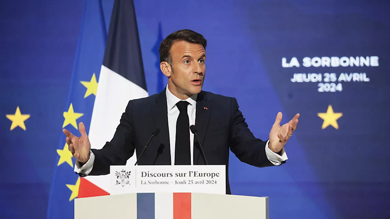 Macron mahnt Europa zu stärkerer Verteidigung