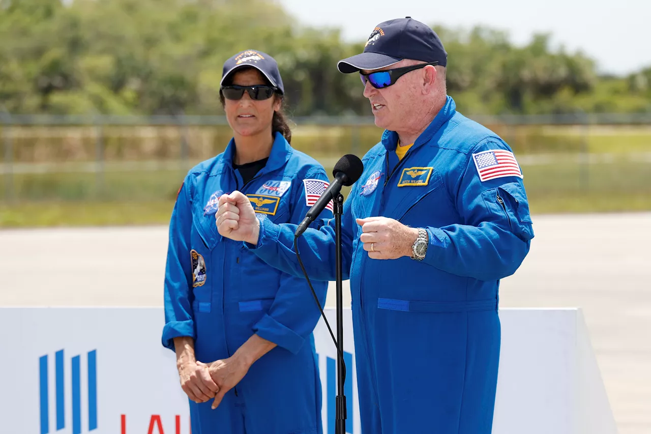 NASA astronauts arrive for Boeing's first human spaceflight