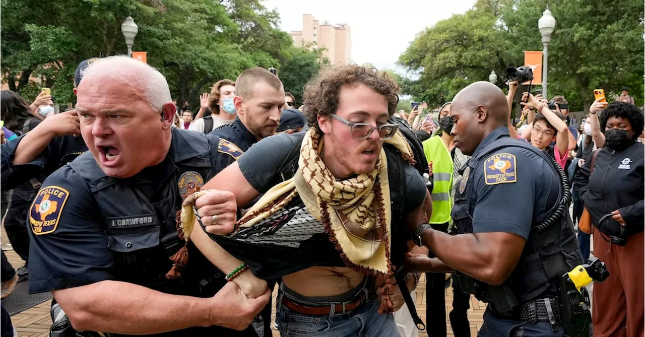 In pictures: Pro-Palestinian protests rise at US universities