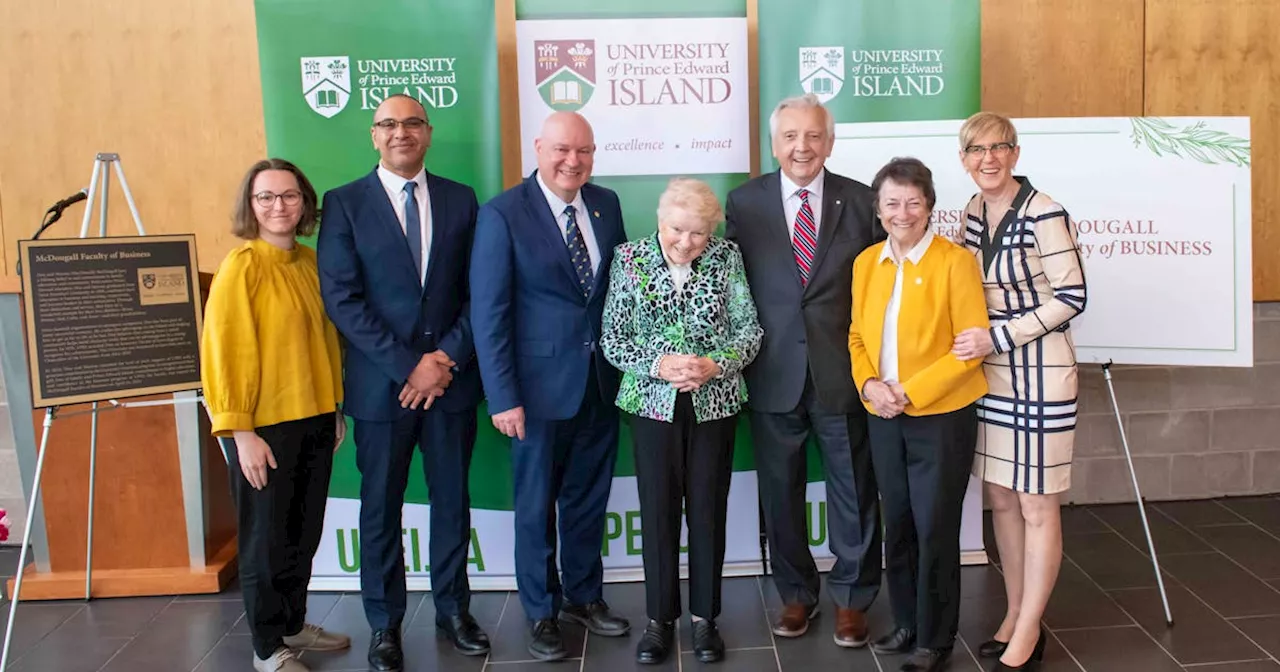 UPEI faculty of business receives $3 million donation from Don and Marion McDougall