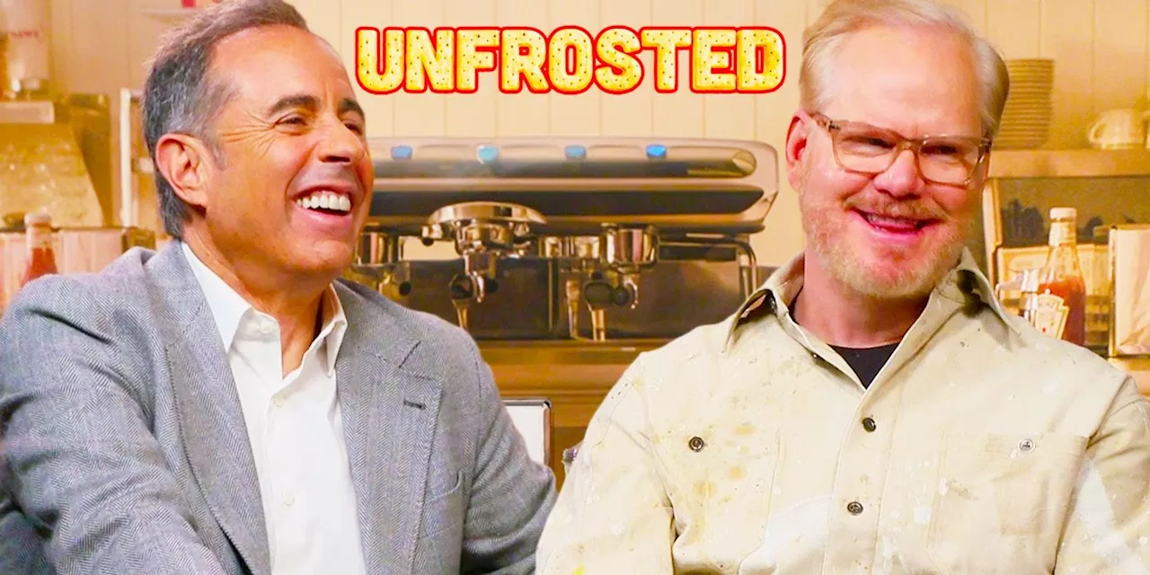 Unfrosted Stars Jerry Seinfeld & Jim Gaffigan On The Pros And Cons Of Working With Stand Up Comedians