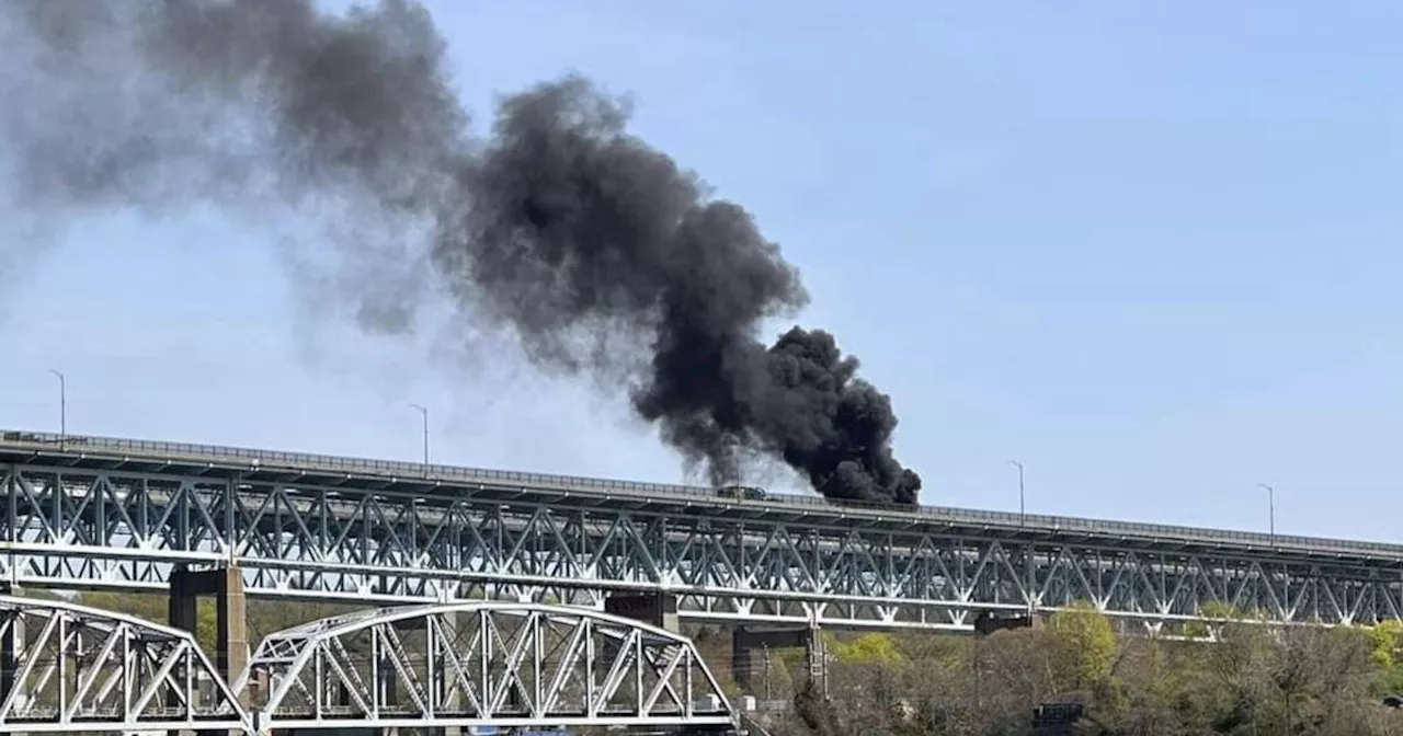 Driver charged with negligent homicide in fiery crash that shut down Connecticut highway bridge