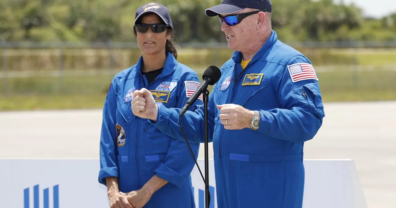 NASA astronauts arrive for Boeing's first human spaceflight