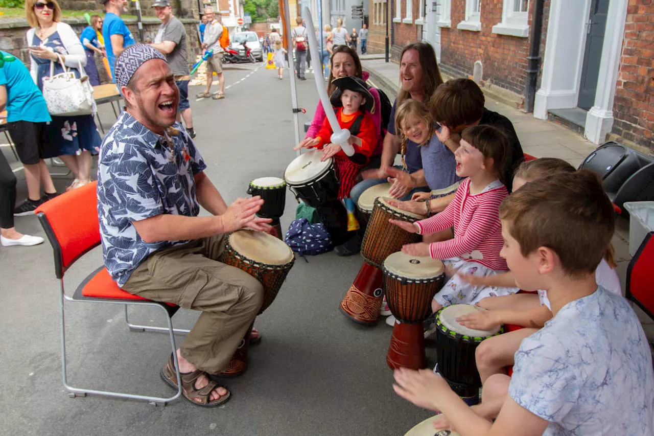 May Bank Holiday brings a festival to Shrewsbury town centre street