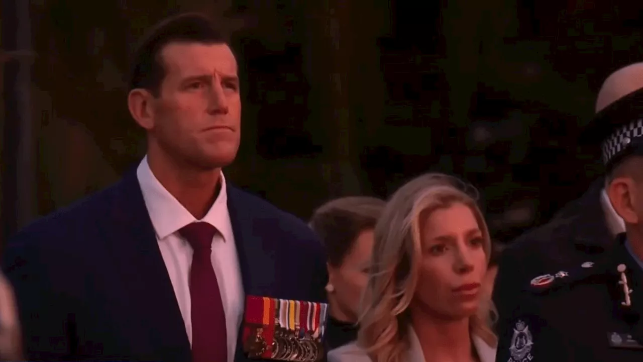 Ben Roberts-Smith spotted at Anzac Day events after landmark war crime trial