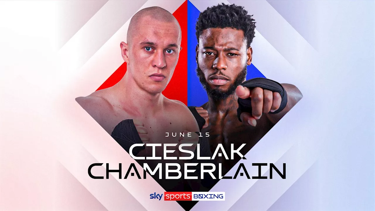 Isaac Chamberlain to fight Michal Cieslak for European cruiserweight title on Chris Billam-Smith vs Richard Riakporhe undercard