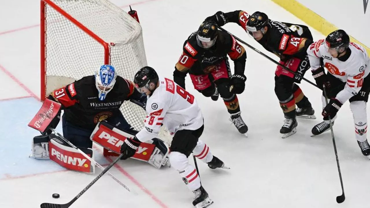 Eishockey: Eishockey-Nationalteam gewinnt WM-Test gegen Österreich