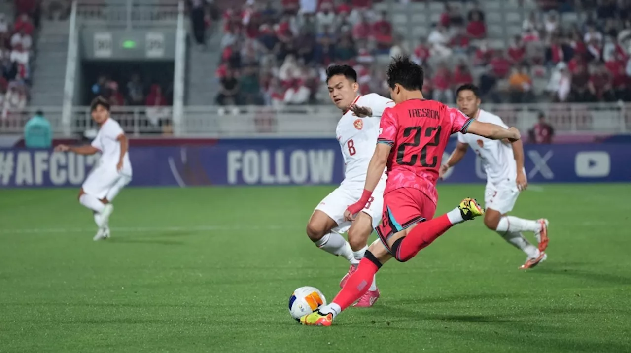 10 Pemain Korsel Imbangi Timnas Indonesia U-23 di Babak Kedua, Laga Lanjut ke Babak Tambahan