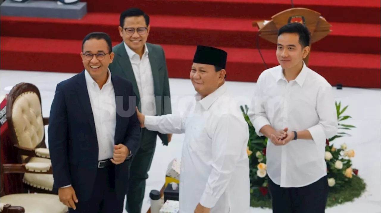 Hadiri Penetapan Prabowo-Gibran Sebagai Presiden Terpilih, Anies-Muhaimin Disebut Punya Peluang Besar jadi Koalisi