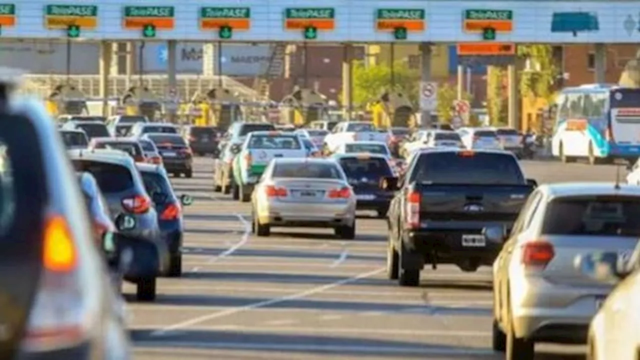 Los peajes de rutas nacionales aumentan un 200% desde este viernes