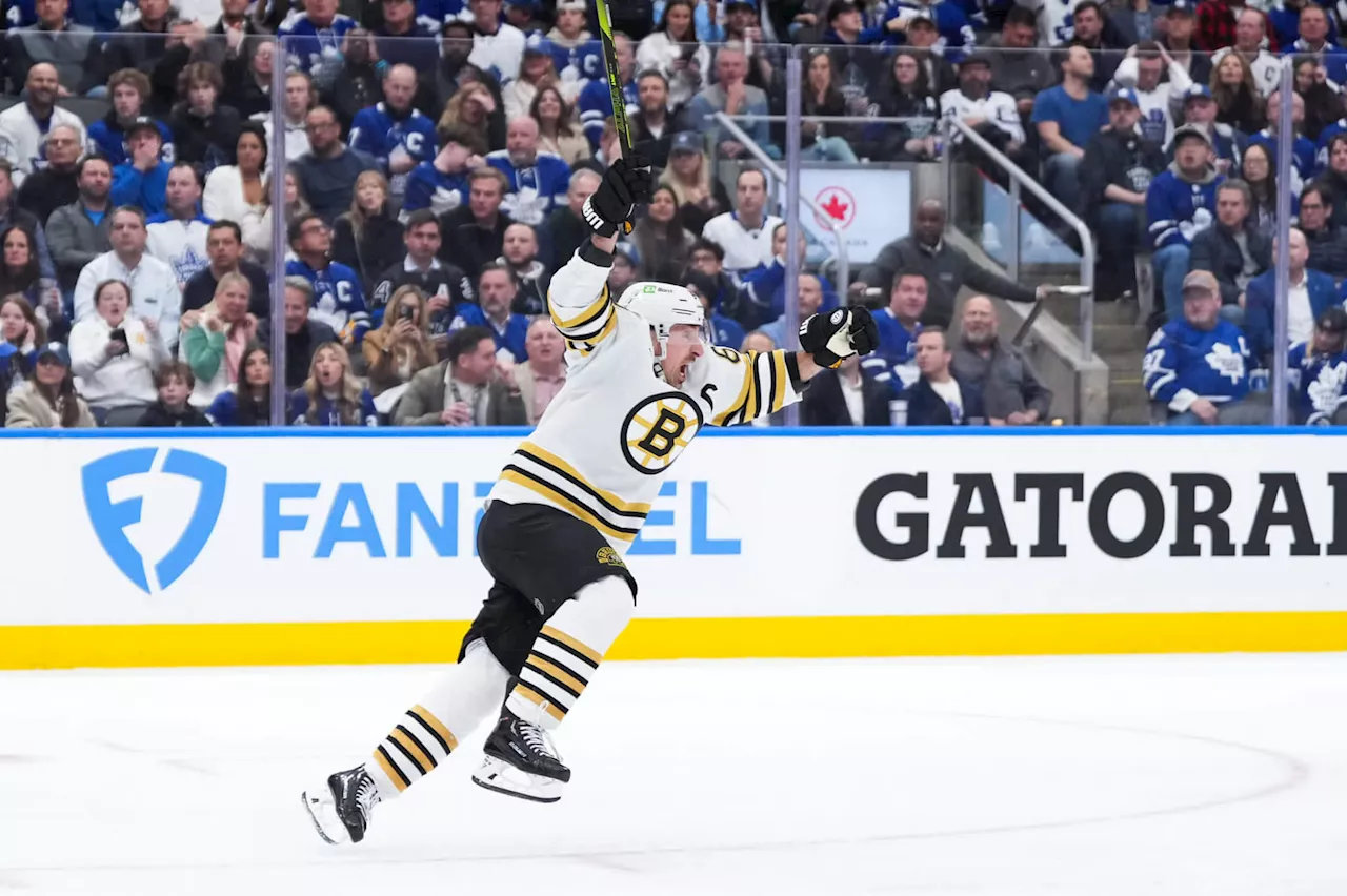 Bruins’ Brad Marchand is center of attention again vs. Maple Leafs: ‘It’s an art’