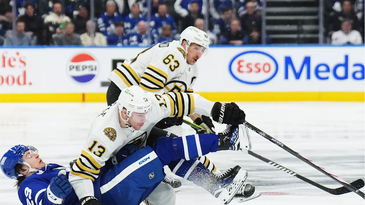 Keefe, Leafs frustrated by Marchand: 'It’s unbelievable, actually, how it goes'