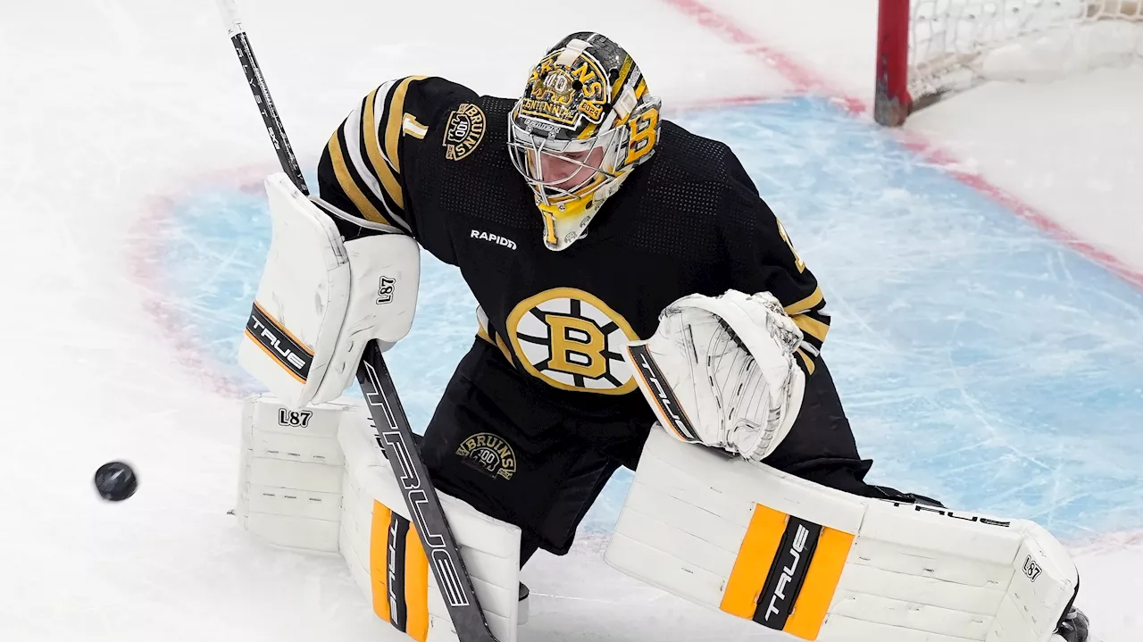 Swayman's success against Leafs may bring Bruins rotation to a halt