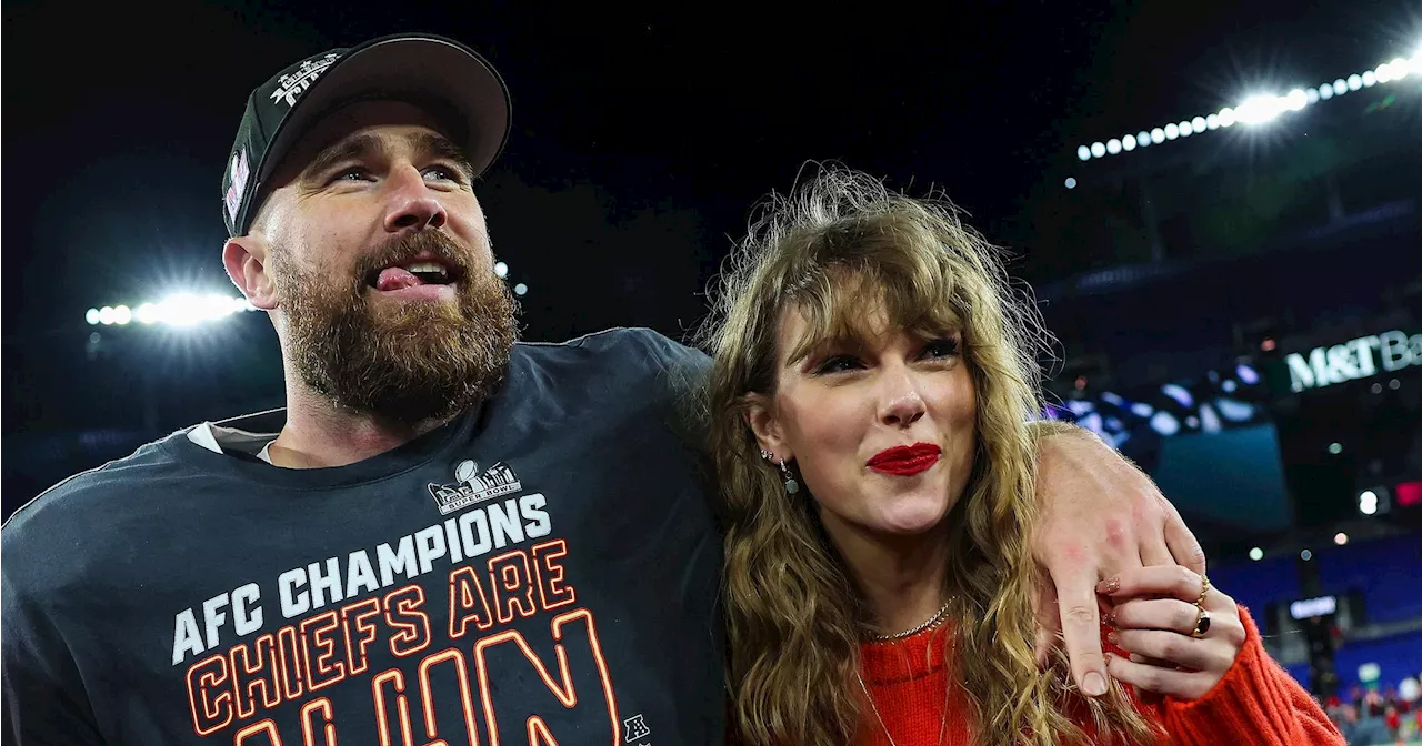 Taylor Swift and Travis Kelce Receive Replica of Arrowhead Stadium