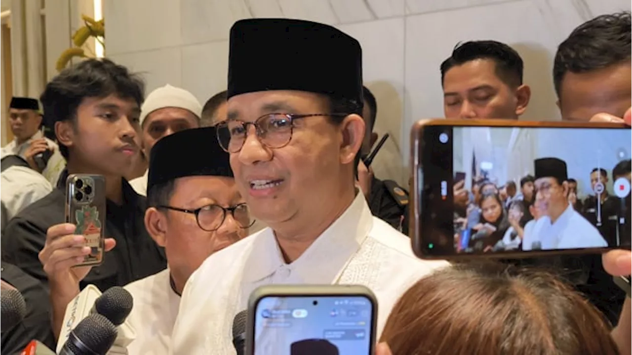 Anies Buka Peluang Maju Pilgub Jakarta: Saya Baru Satu Periode