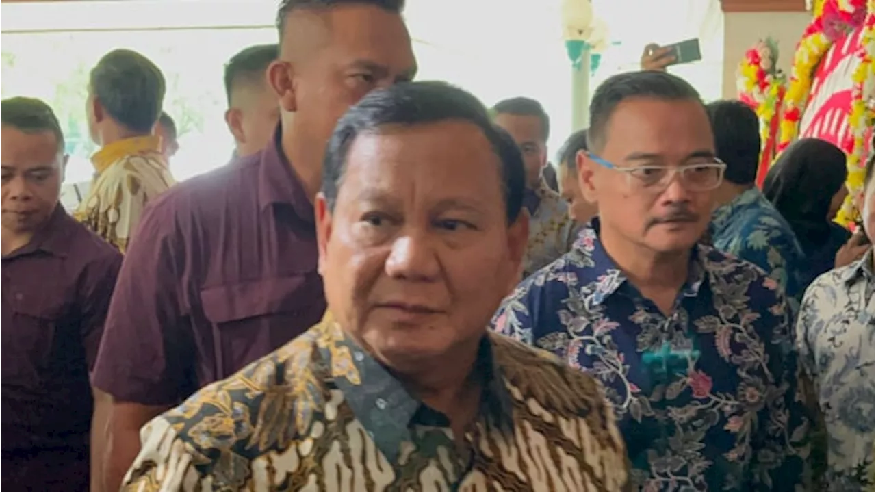 Kenang Jenderal Wismoyo, Prabowo: Ajaran Beliau Bawa Saya Sampai Mendapat Mandat Rakyat