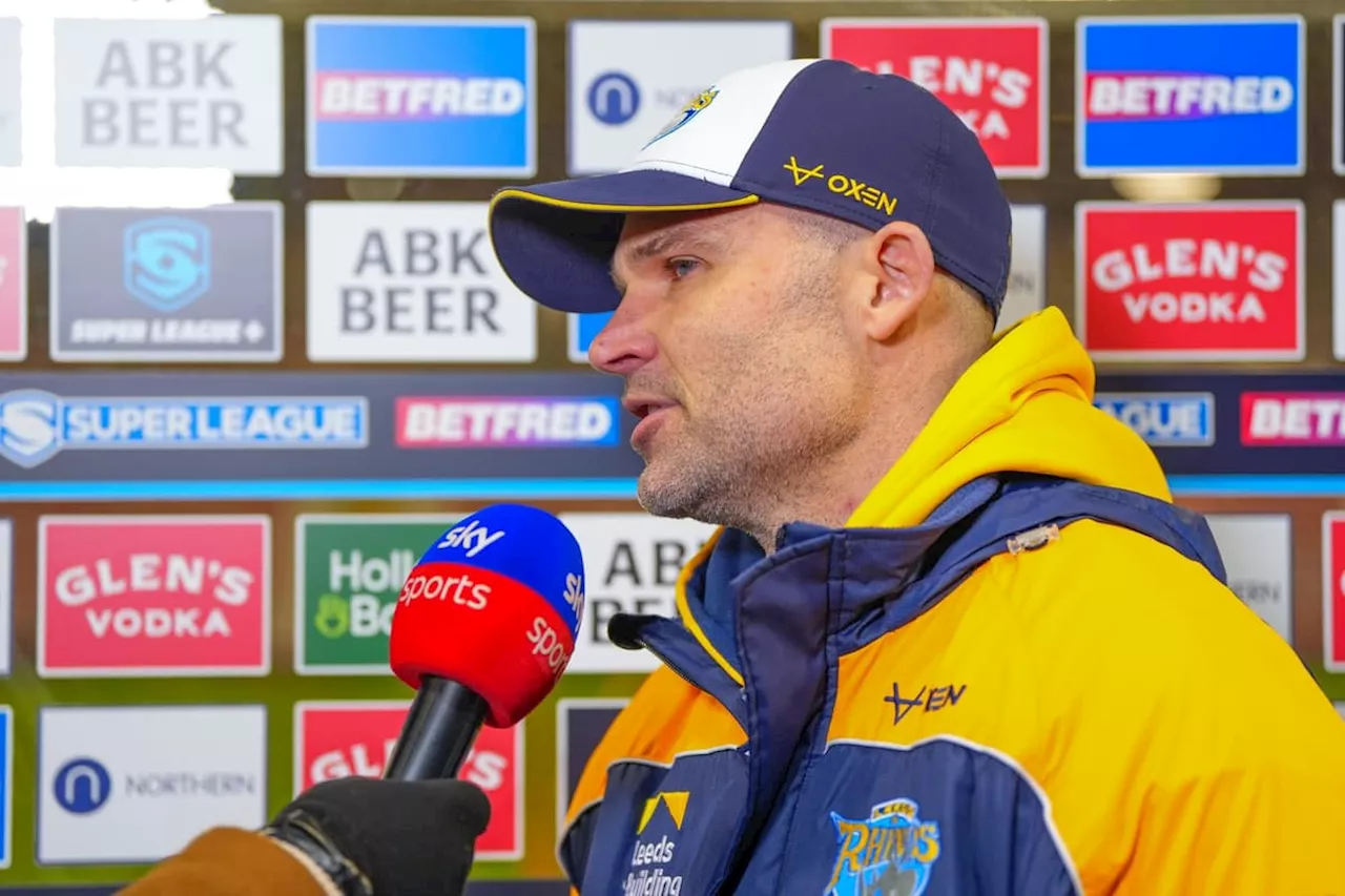 Leeds Rhinos boss Rohan Smith on Gary Hetherington conversations and persisting with short drop-out tactic