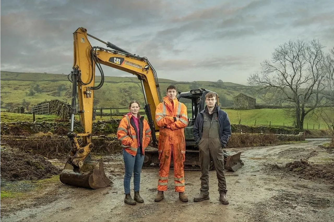 Reuben Owen: Life in the Dales: Our Yorkshire Farm star returns to screens in new Channel 5 series where he builds on heavy machinery business in the Yorkshire Dales with best friends