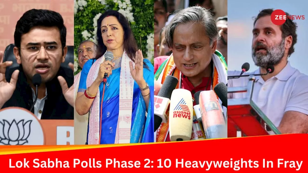 Lok Sabha Elections 2024 Phase 2: Rahul, Tharoor And Surya Among Key Contenders In The Fray