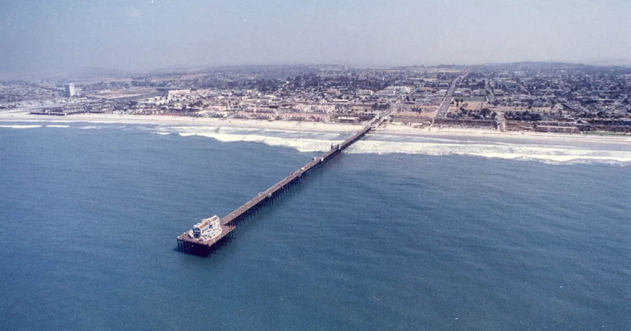 Brief history of the Oceanside Pier, now on fire