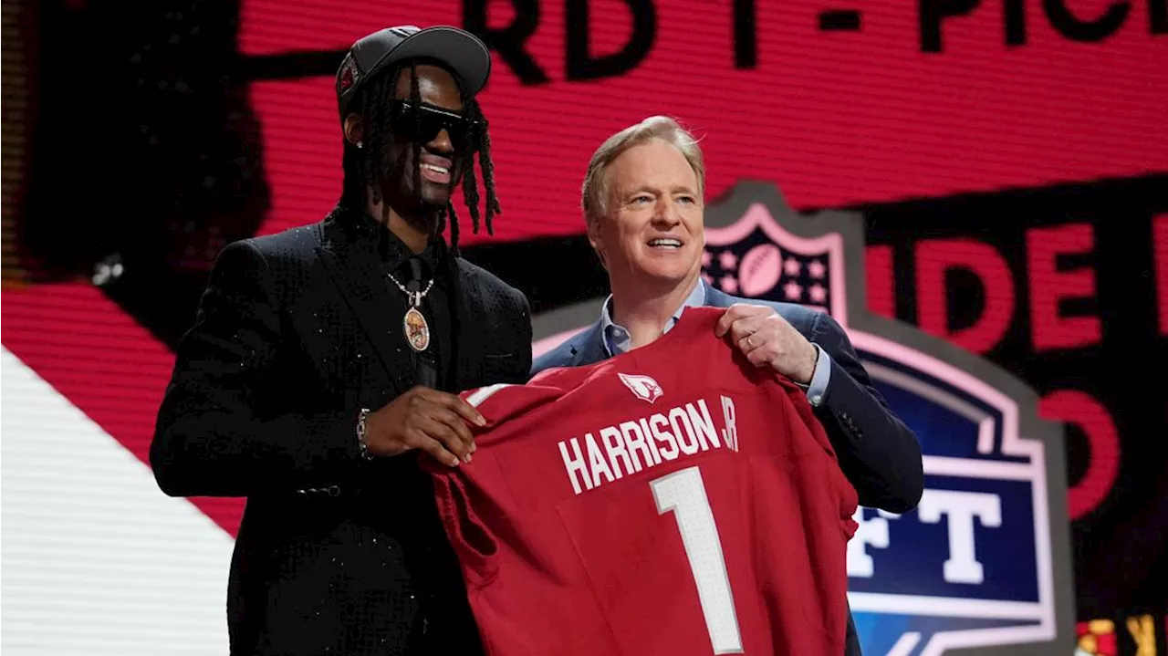 Arizona Cardinals take Ohio State WR Marvin Harrison Jr. with fourth overall pick