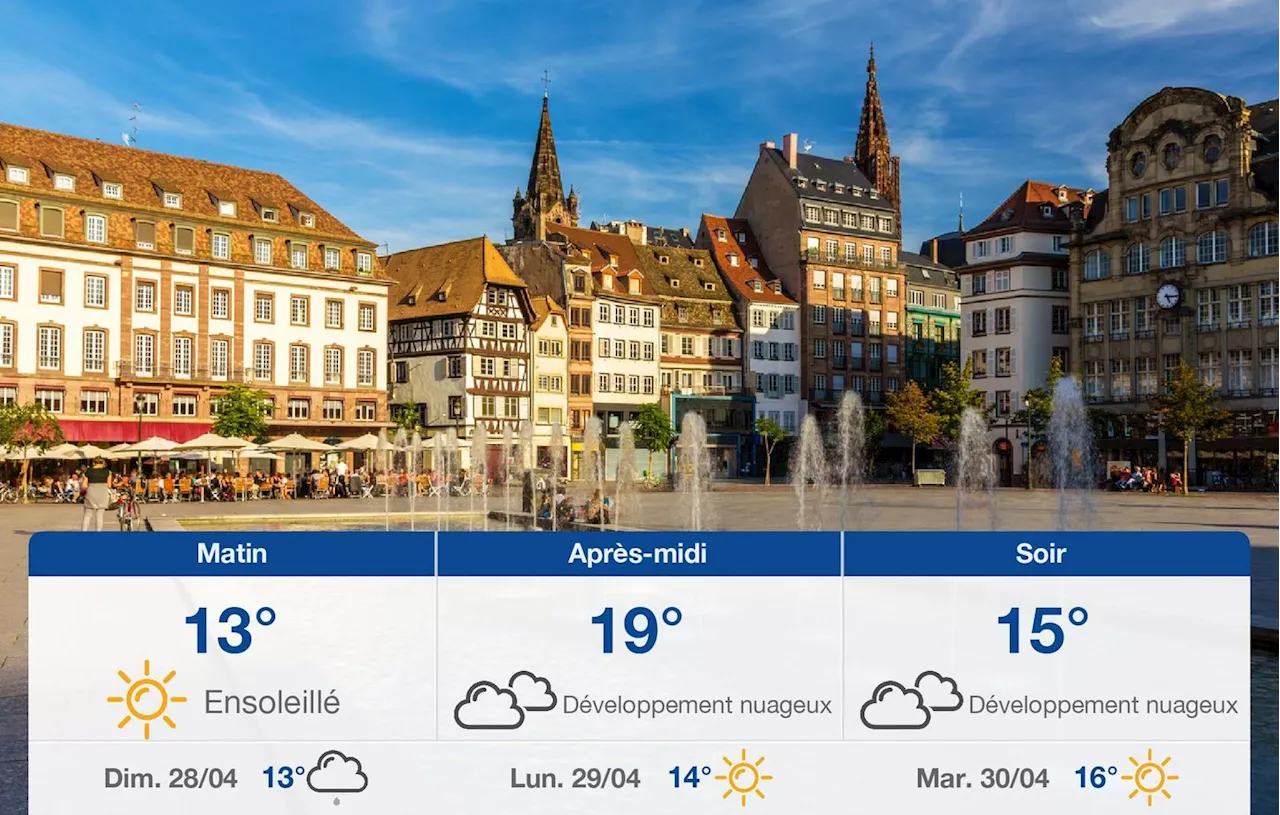 Météo Strasbourg: prévisions du samedi 27 avril 2024