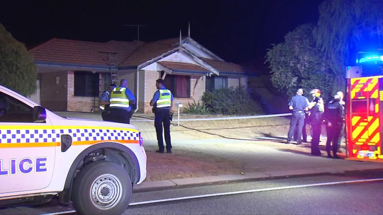 Police in Perth launch murder investigation after body found in Warnbro home engulfed by fire