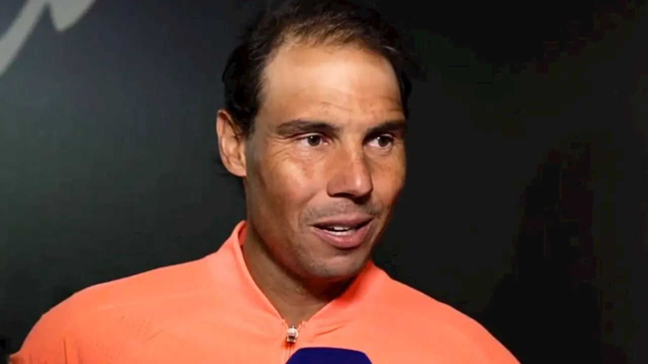 Rafael Nadal faces up to tough question after emotional first night at the Madrid Open