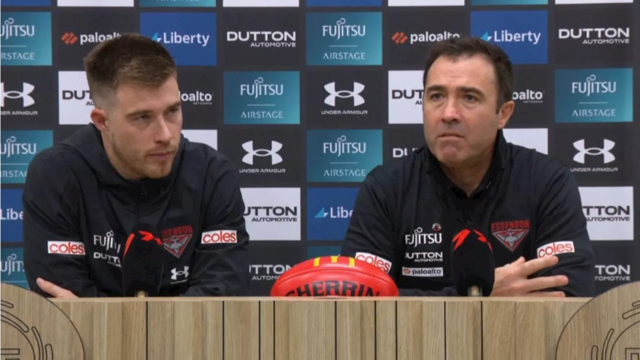 Essendon coach Brad Scott takes aim at ‘hated’ AFL sub rule after thrilling Anzac Day draw