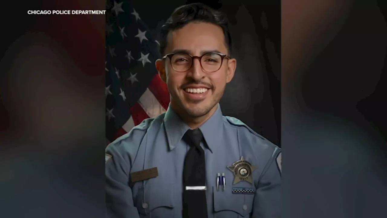 CPD says they have slain Officer Luis Huesca's police badge