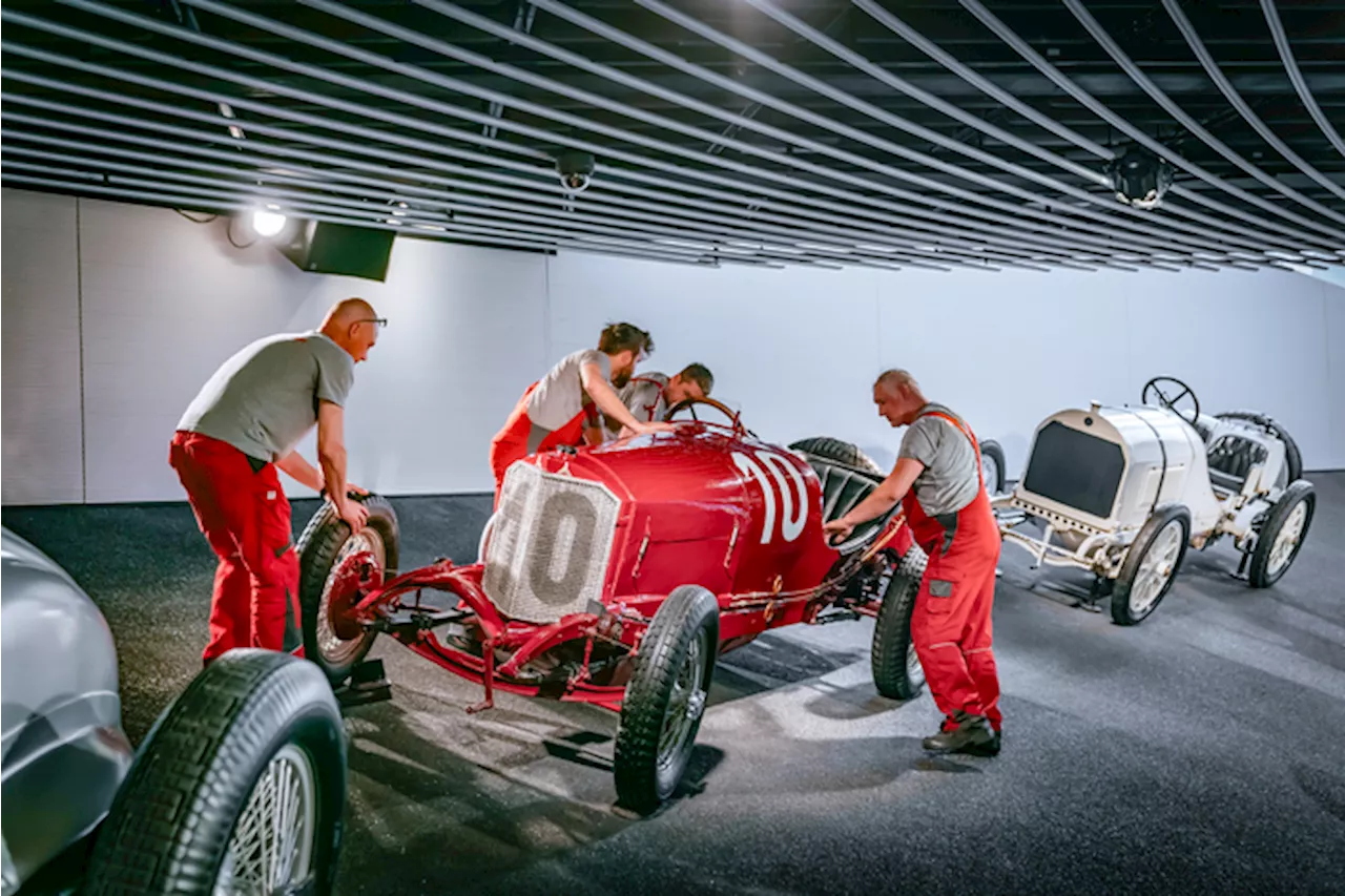 Mercedes ha restaurato la rossa che vinse la Targa Florio