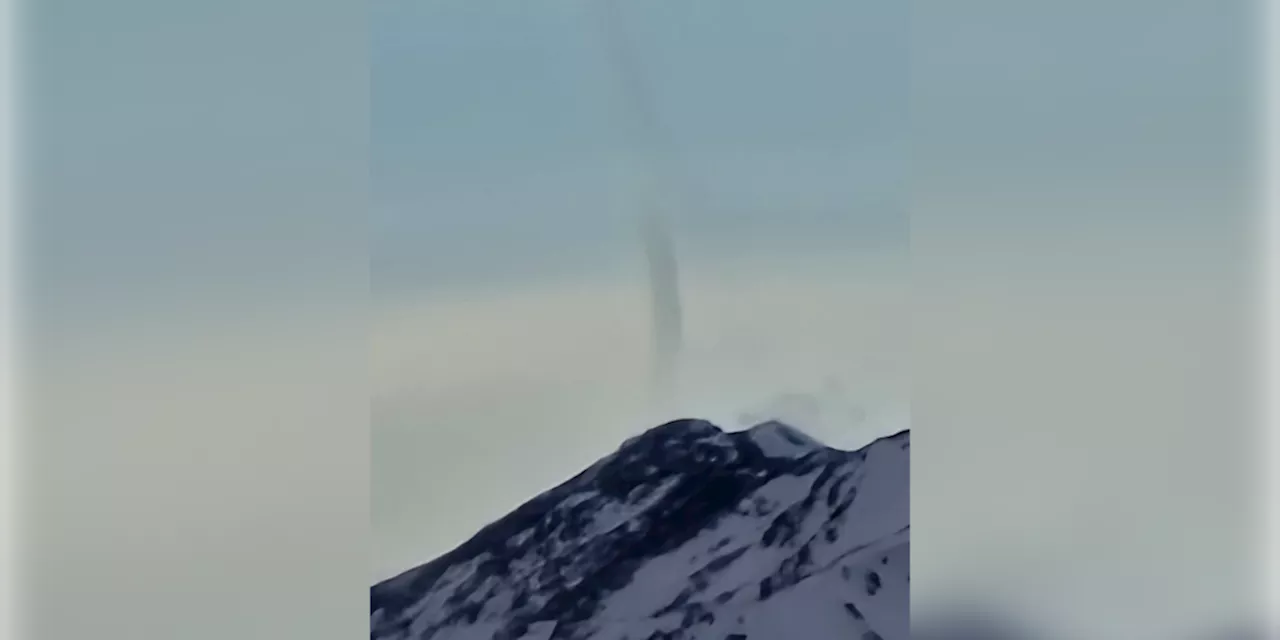 Landspout spotted in Chugach State Park last week