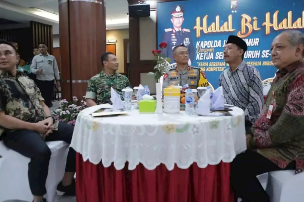 Kapolda Jatim ajak serikat buruh jaga sitkamtibmas saat 'May Day'