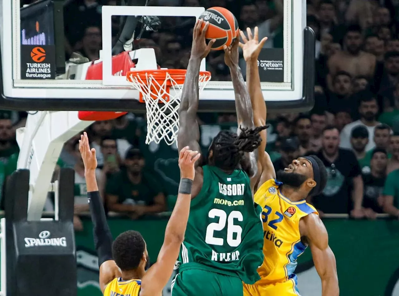 Mathias Lessort et Kostas Sloukas portent le Panathinaïkos, qui égalise contre le Maccabi