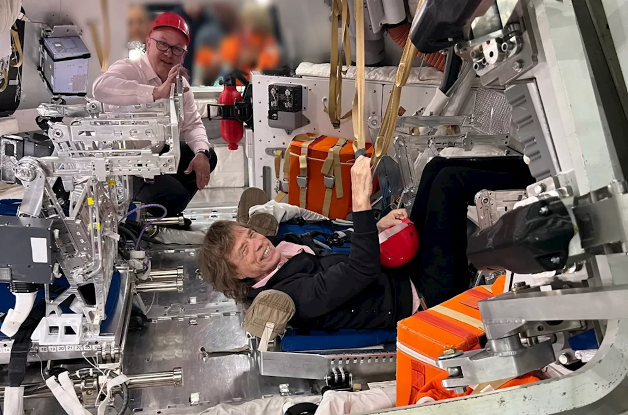 Mick Jagger Has an Out-of-This-World Experience at NASA Headquarters