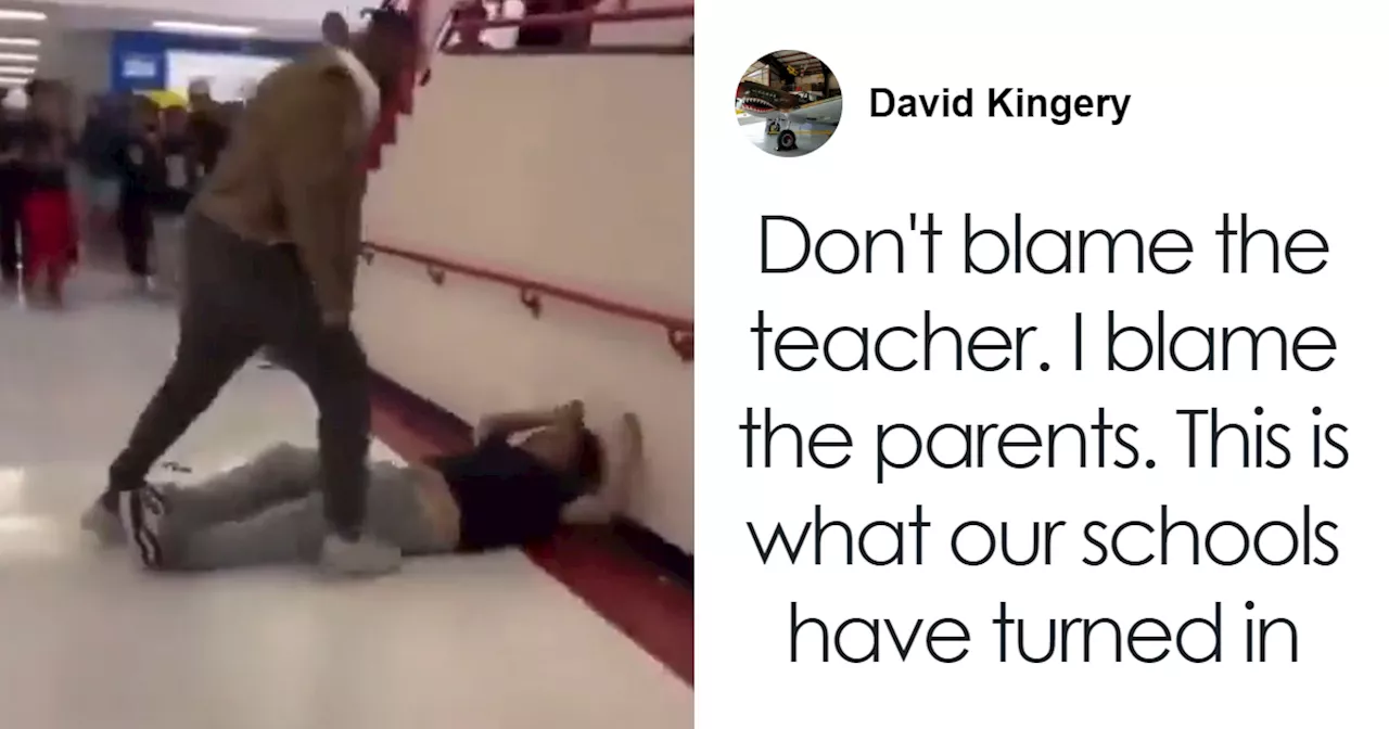 Sub Teacher Arrested After Beating Student Who Called Him Racial Slur In High School Hallway