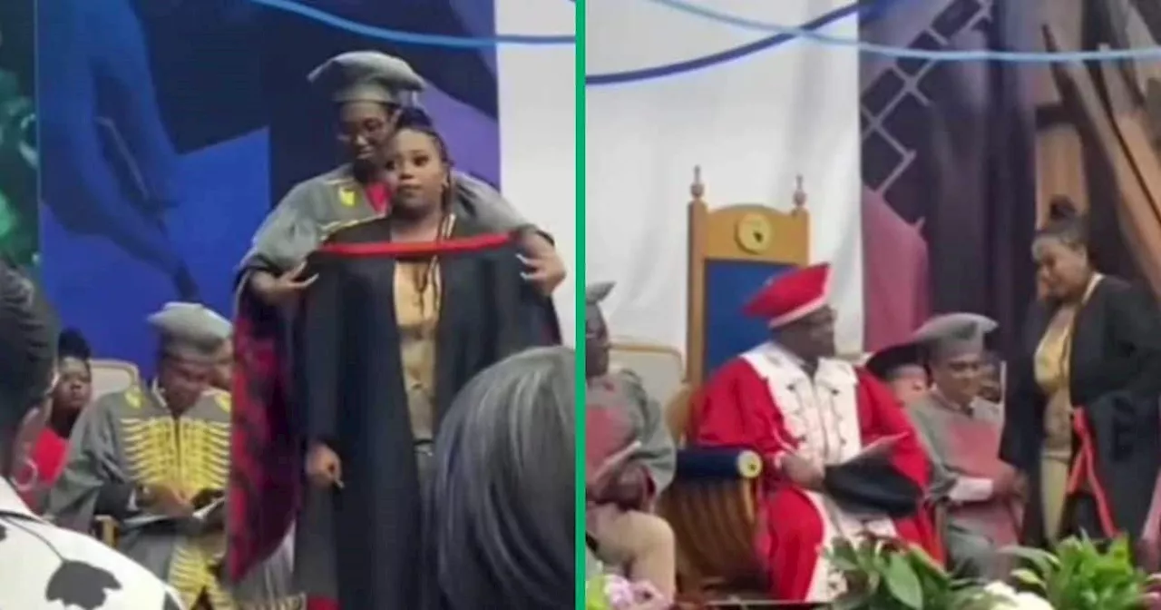 Woman Collapses During Graduation, Returns to Finish Ceremony in a Video, SA Inspired