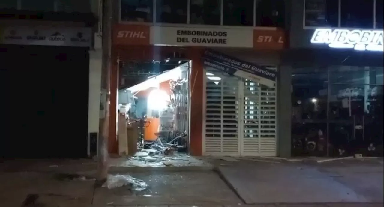 Dos artefactos explosivos fueron detonados en el centro de San José del Guaviare