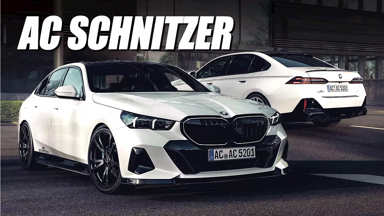 AC Schnitzer Spiffs Up The New BMW 5-Series And i5 Sedans