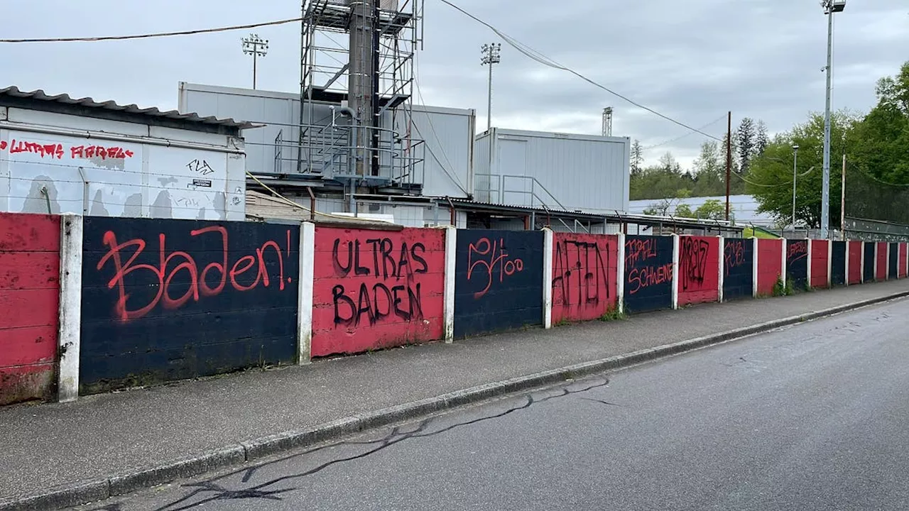 Vandalismus im Brügglifeld: Badener Fans verschmieren die Stadionwände