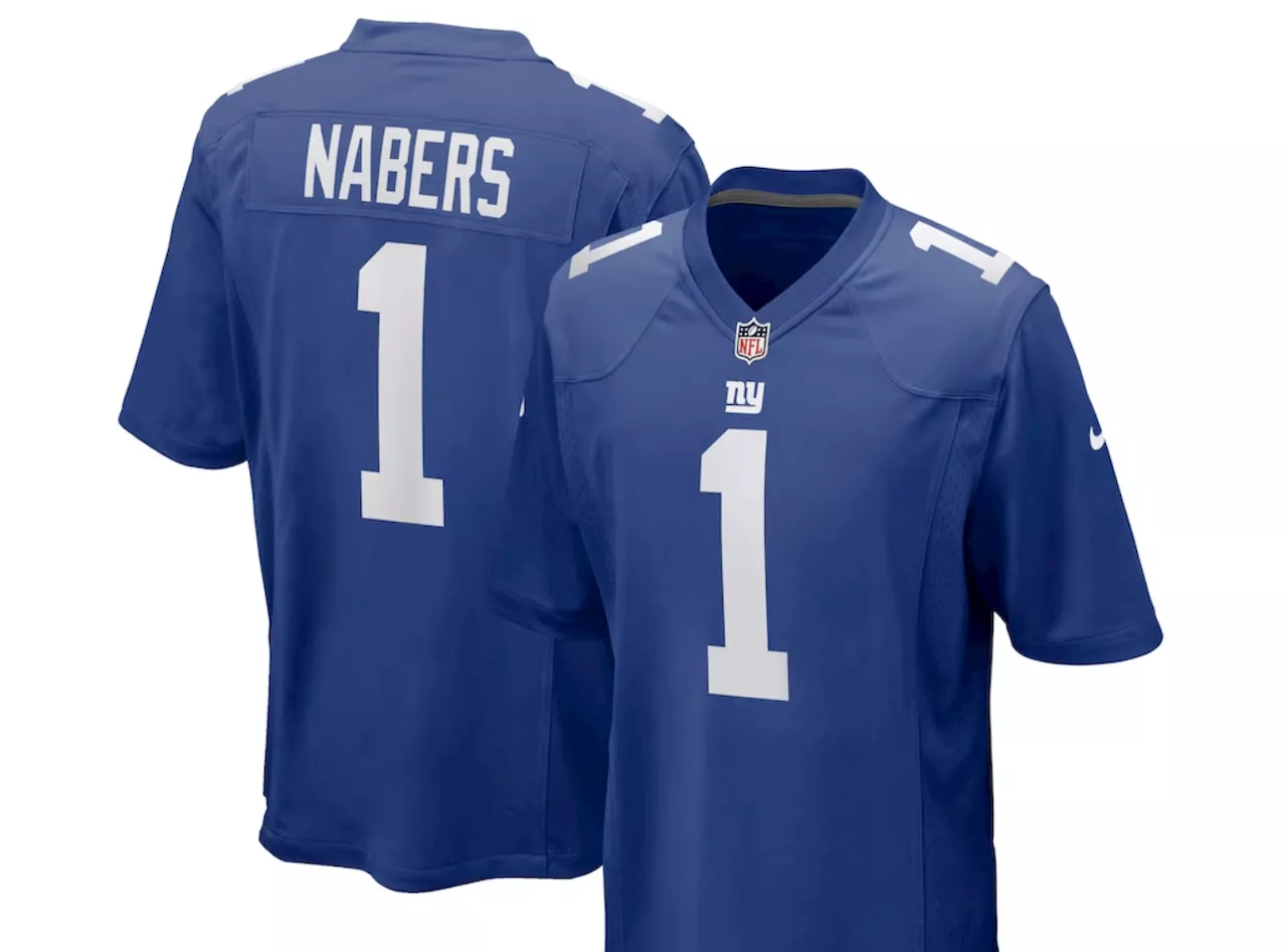 Malik Nabers Giants jersey: Buy gear for New York No. 6 pick in NFL Draft 2024