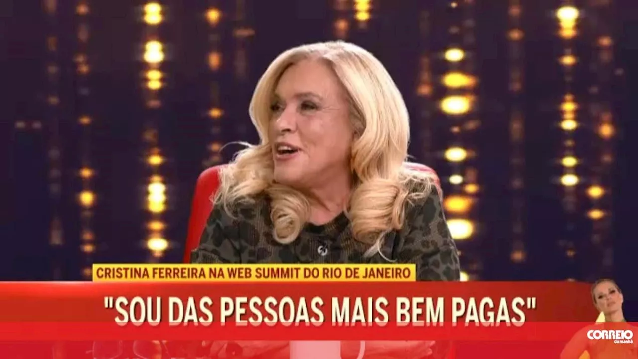 “Não sei qual é a utilidade”: Teresa Guilherme comenta o facto de Cristina Ferreira afirmar que nunca fez nada por dinheiro