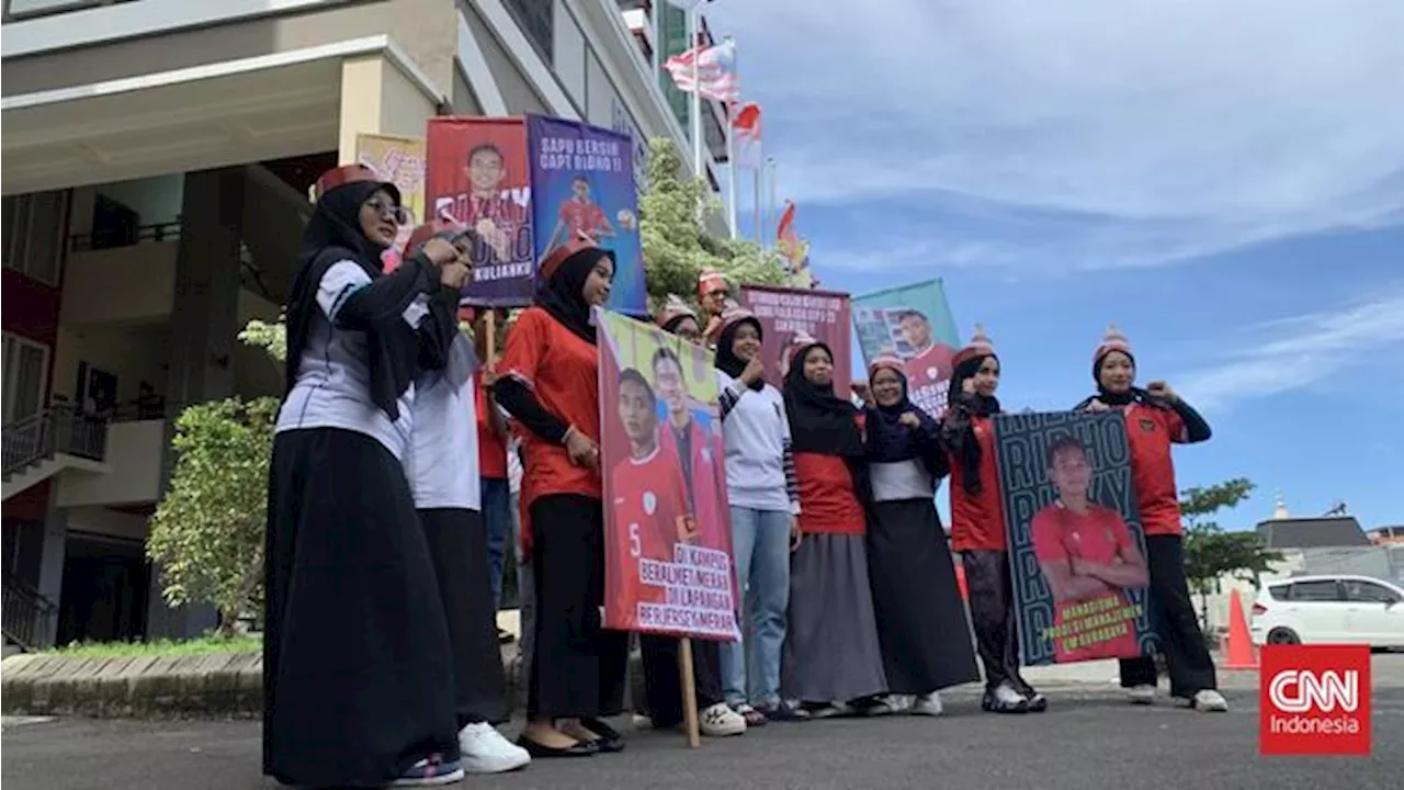 Indonesia Gebuk Korea, Poster Ridho Dipajang di Sekeliling Kampus