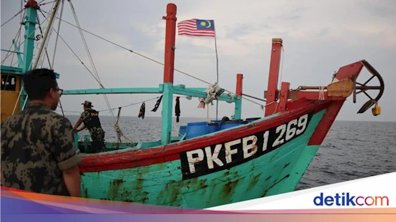 Kena Deh! KKP Tangkap Kapal Malaysia yang Curi Ikan di Selat Malaka