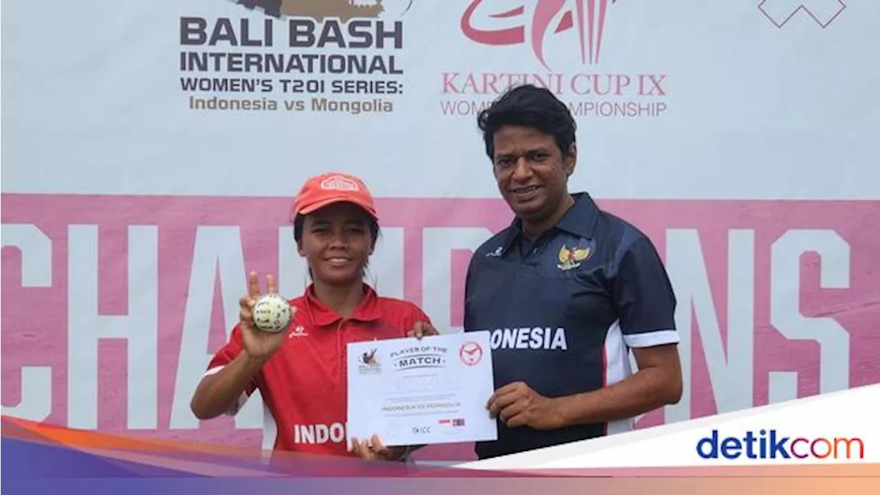 Rohmalia Pecahkan Rekor Dunia Cricket di Seri Bali Bash Internasional